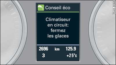 Combiné d'instruments : conseil éco